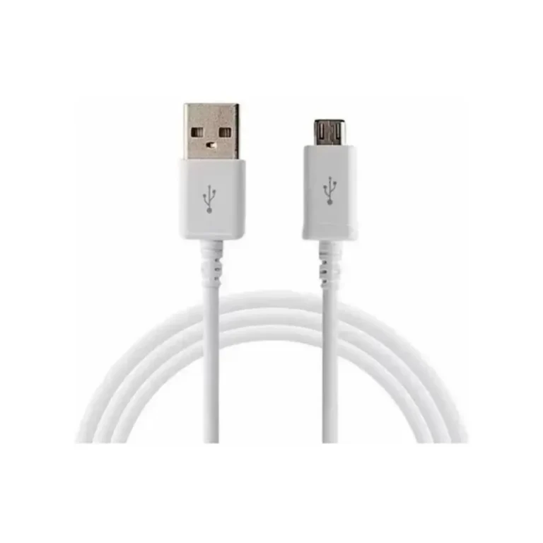 Cabo de Carga e Dados Micro USB V8, 1M, Branco