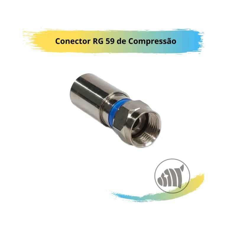 Conector de Compressao Rg - 59 de Metal