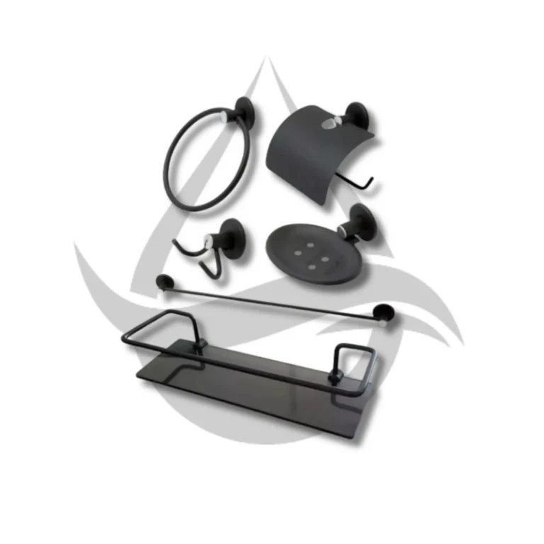 Kit de Acessorios P/Banheiro - 6Pcs - (4 Un P/Cx)