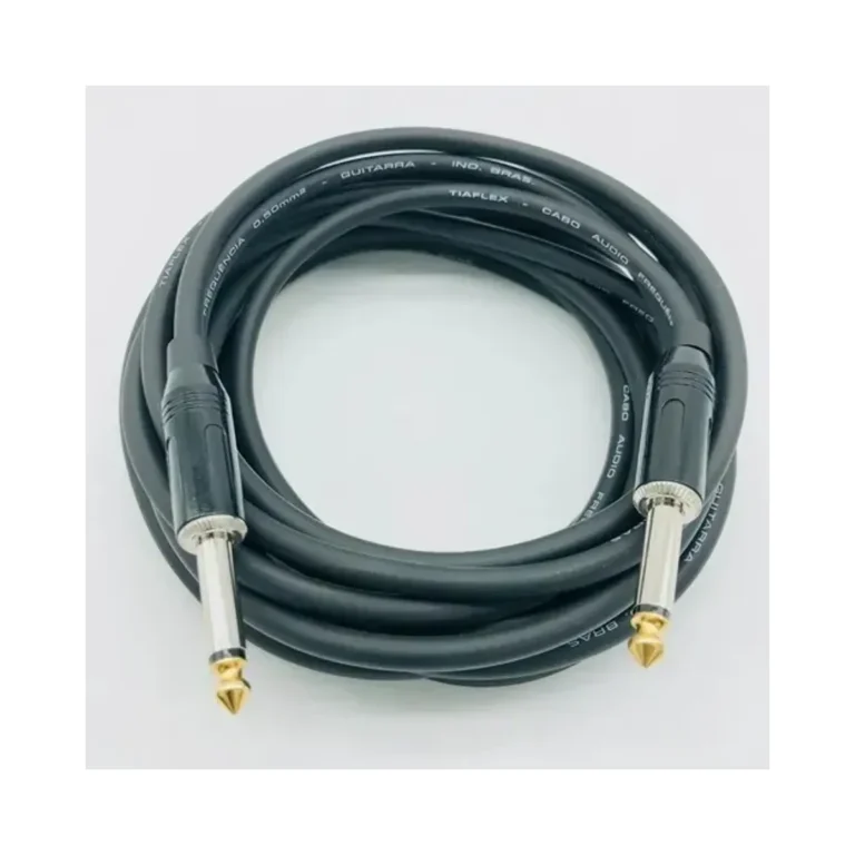 Cabo Guitarra P10M x P10M 5M Serie Titan Pt Tekflex