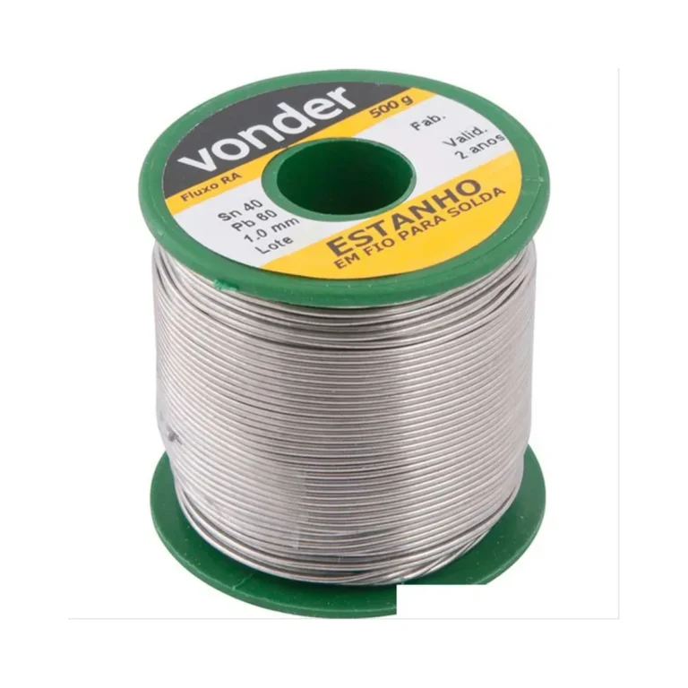 Fio Estanho Solda 500Gr 1 mm 500 Gramas