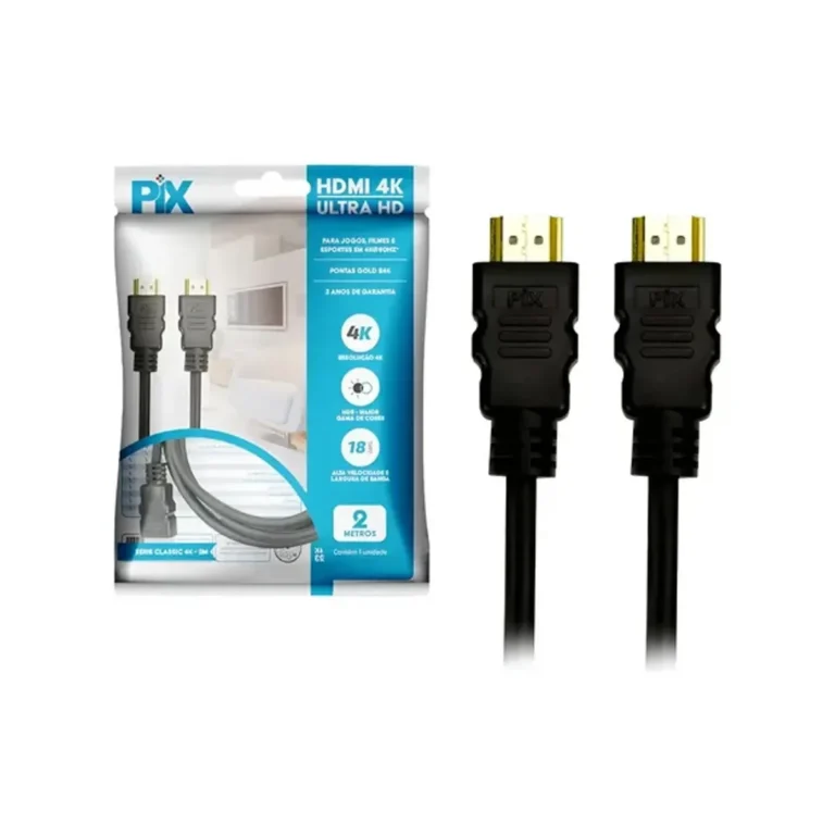 Cabo HDMI 2.0 - 4K Hdr 19P 2M