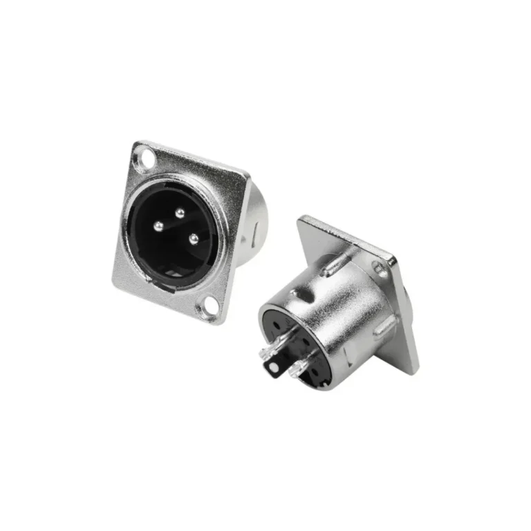Conector Cannon Pci - Cannon Macho Furo Central - Metálico