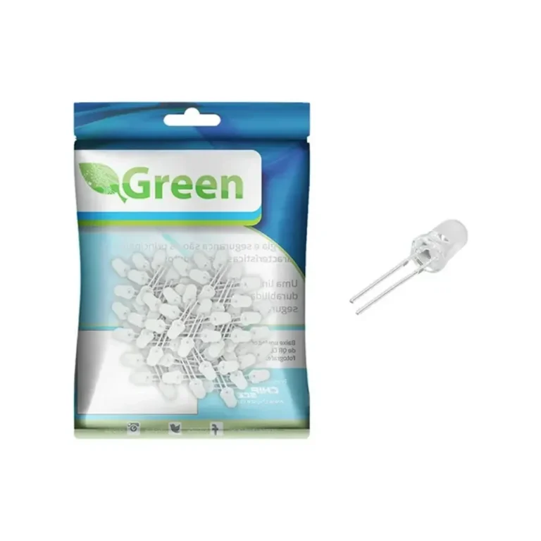 LED Dp - F5Ww2 - H 6500K - 8000Mcd 3.0 - 3.4V 20Mah - Branco Frio