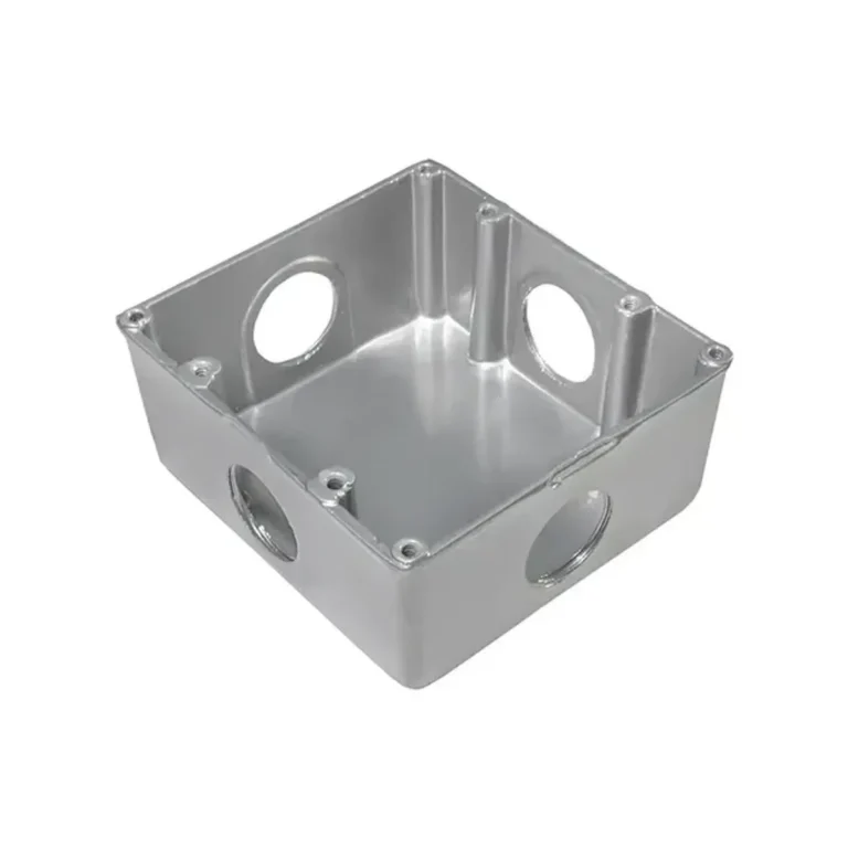 Caixa de Piso 4x4 Alta C/ Furacao 3/4 Alum. Fundido