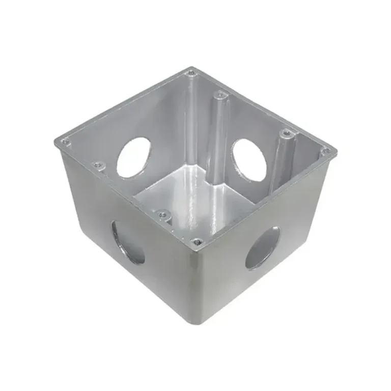 Caixa de Piso 4x4 Baixa C/ Furacao 3/4 Alum. Fundido