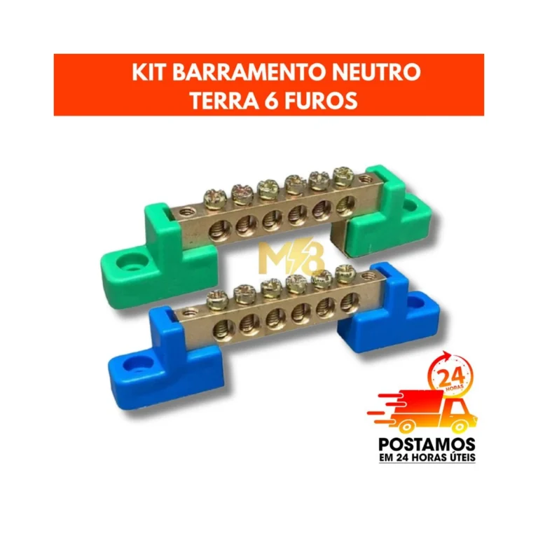 Barram Neutro/Terra 06 Term Fix 106,0 mm