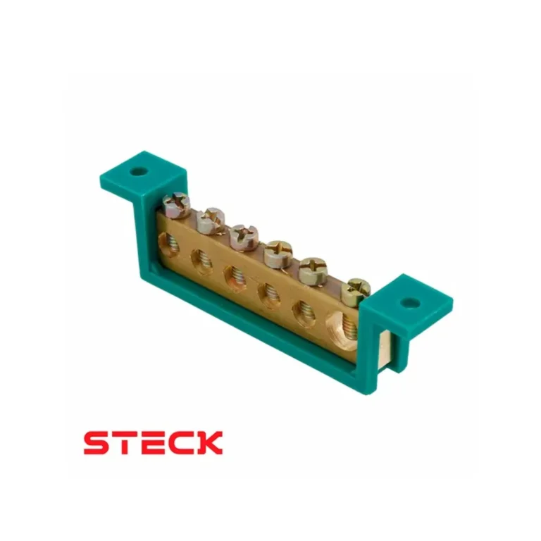 Barramento Terra 06 Term Verde Fix 70,0 mm