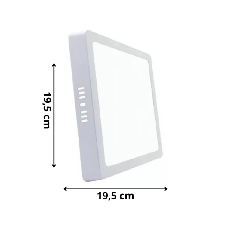 Plafon LED Sobrepor 18W Biv 6500K Quad