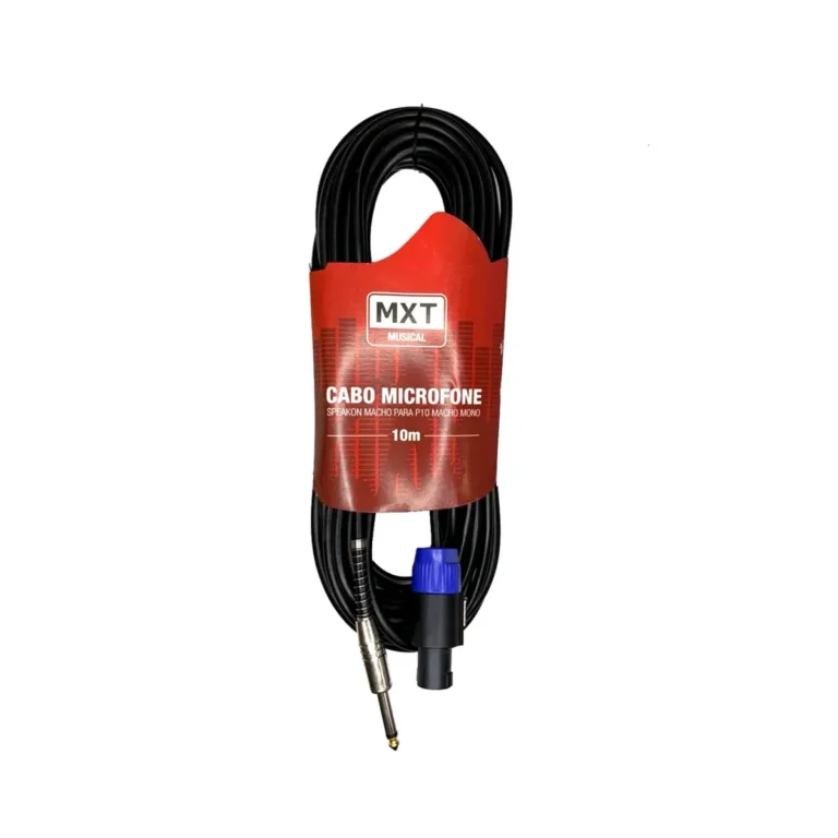 Cabo Speakon Mxm Speakon Preto 10M