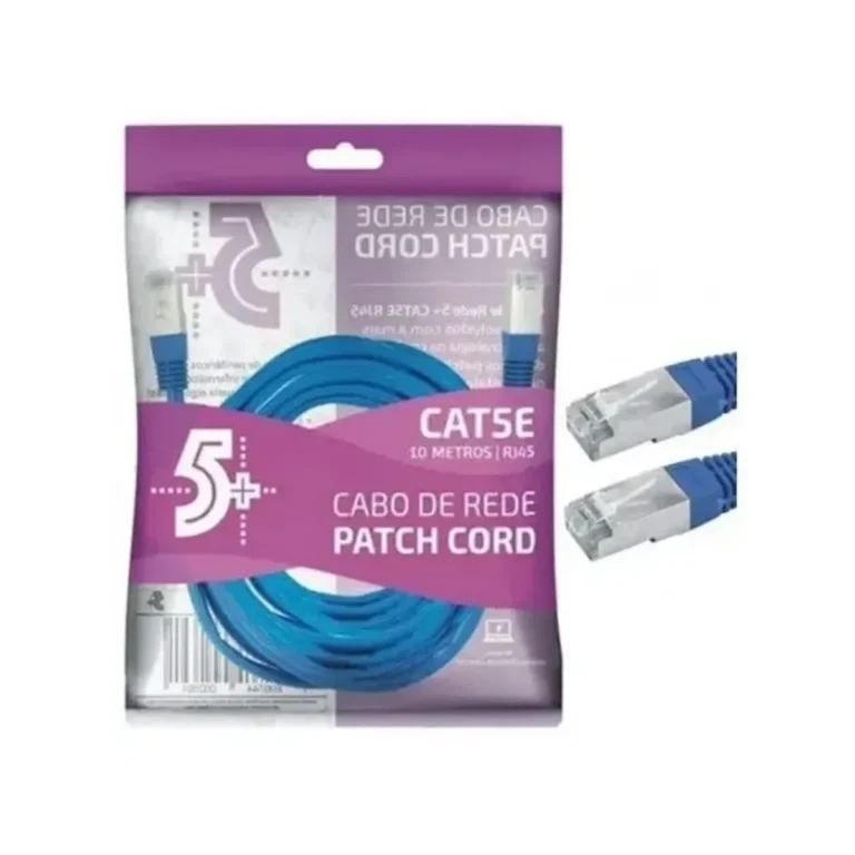 Cabo Patch Info - Patch Cord CAT5E Ftp - 10M - Azul