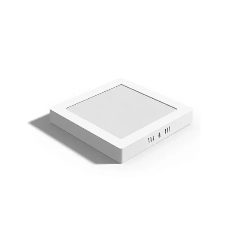 Luminária Sobrepor Quadrada Branca Flat LED 06W Autovolt 650