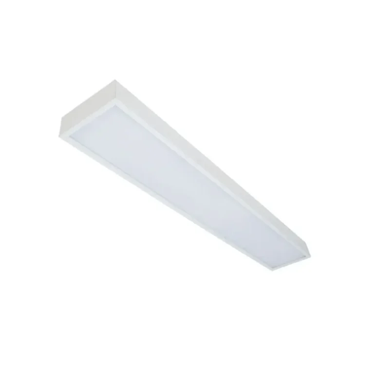 Luminária Pratica de Sobrepor Branca P/ 2 Lâmpadas LED 1.2 M