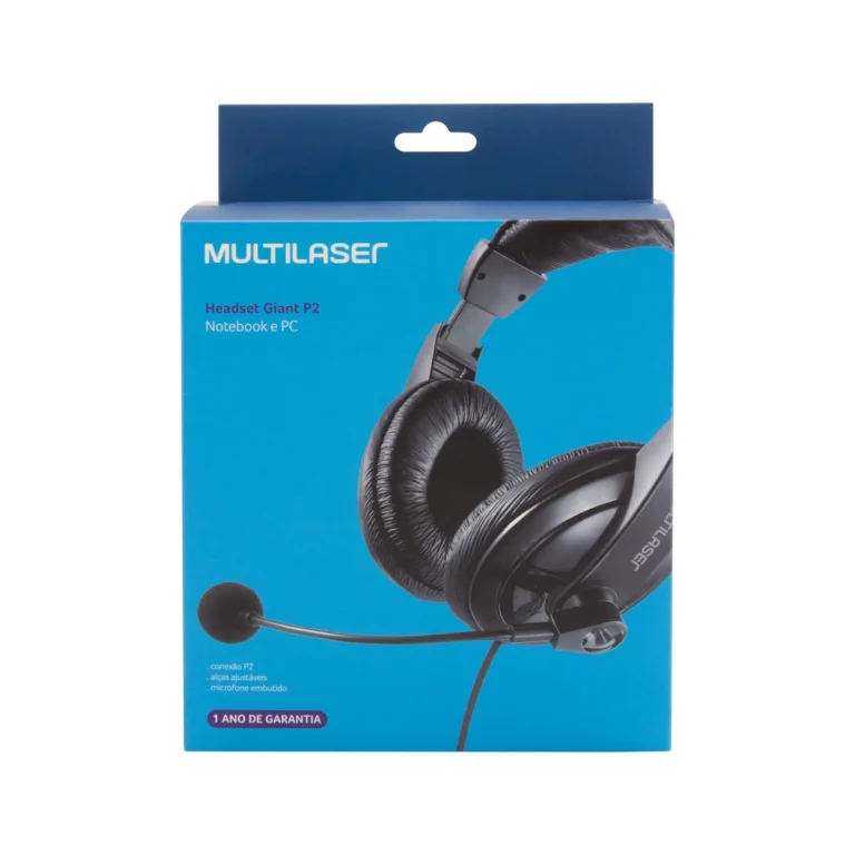 Headset Profissional Giant Ph049 Preto Multilaser