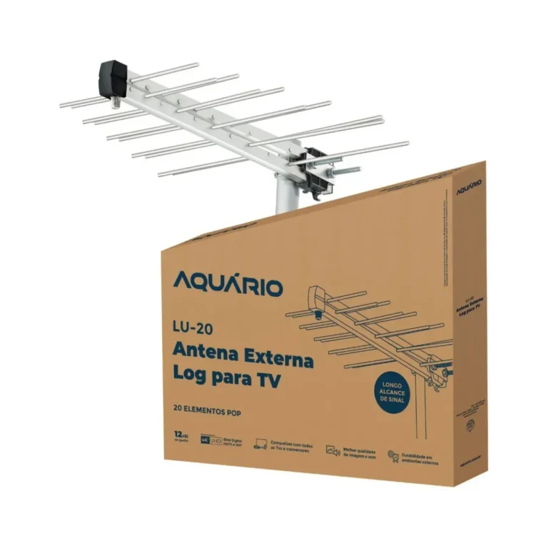 Antena Log Externa Periodica UHF 20 Elementos