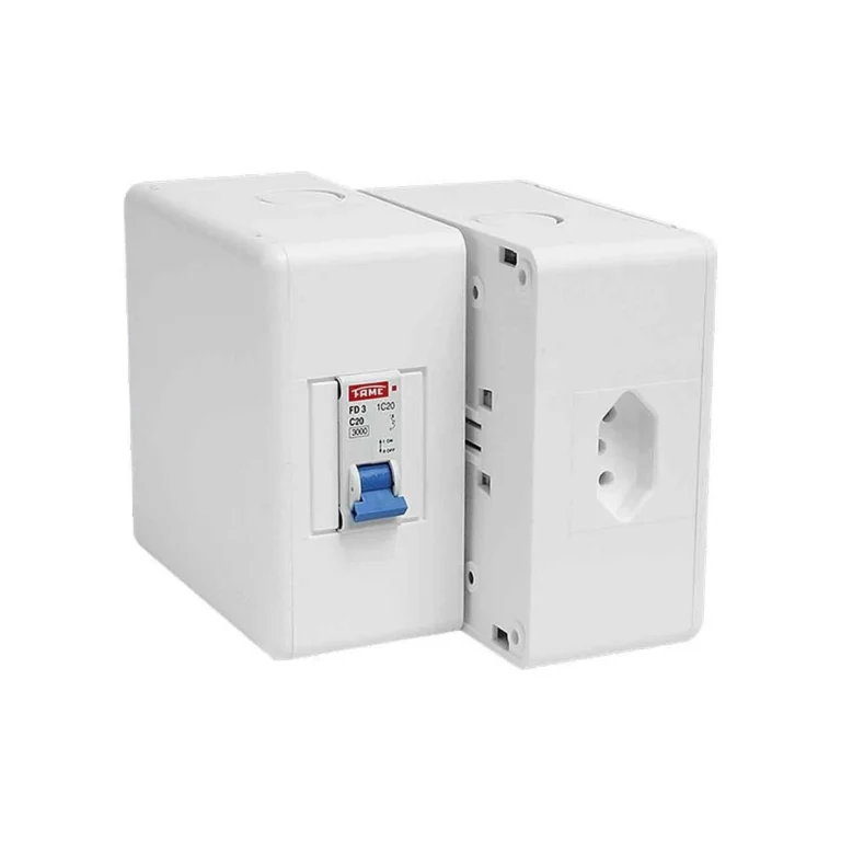 Caixa Versatil Ii C/Tom Pd 2P+T 20A e Disj DIN Monop 20A