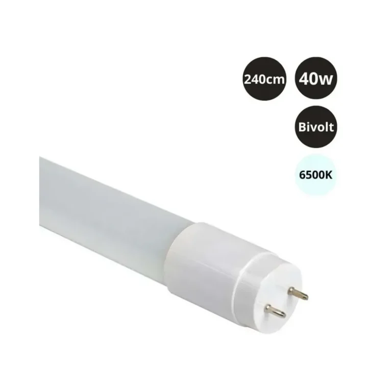 Lâmpada Tubo LED T8 40W Bivolt 6500K Ar