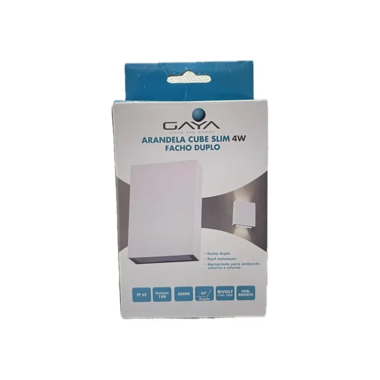Arandela Cube Slim 3000K 4W