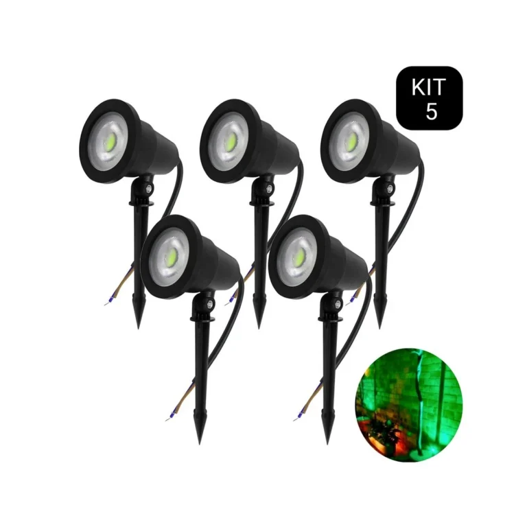 Espeto Jardim Direc 5W Verde 400Lumens
