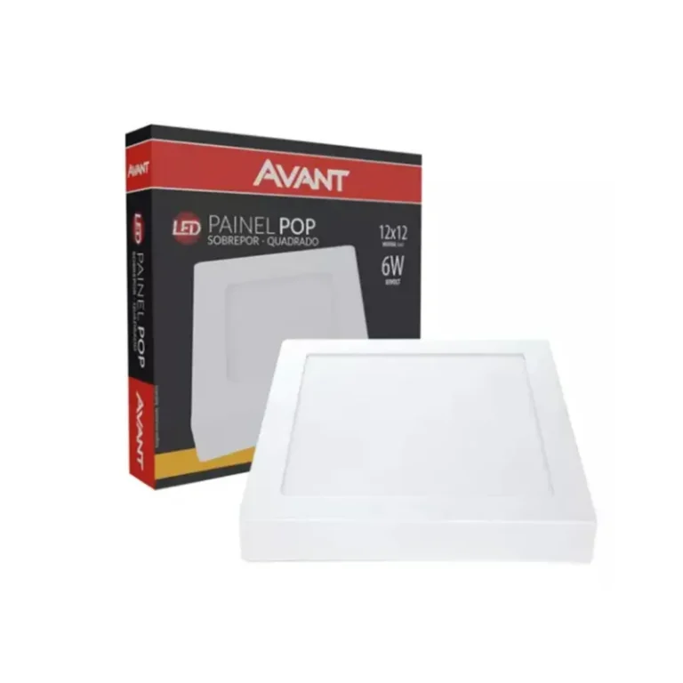 LED - Painel - Alu - Sobr - Qua - 12 - 6500K - 6W - Biv - Nh360