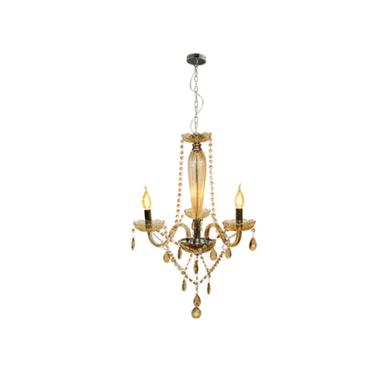 Lustre - Baronesa - Vidro - Pb - 3Xe14 - Can - C Romo
