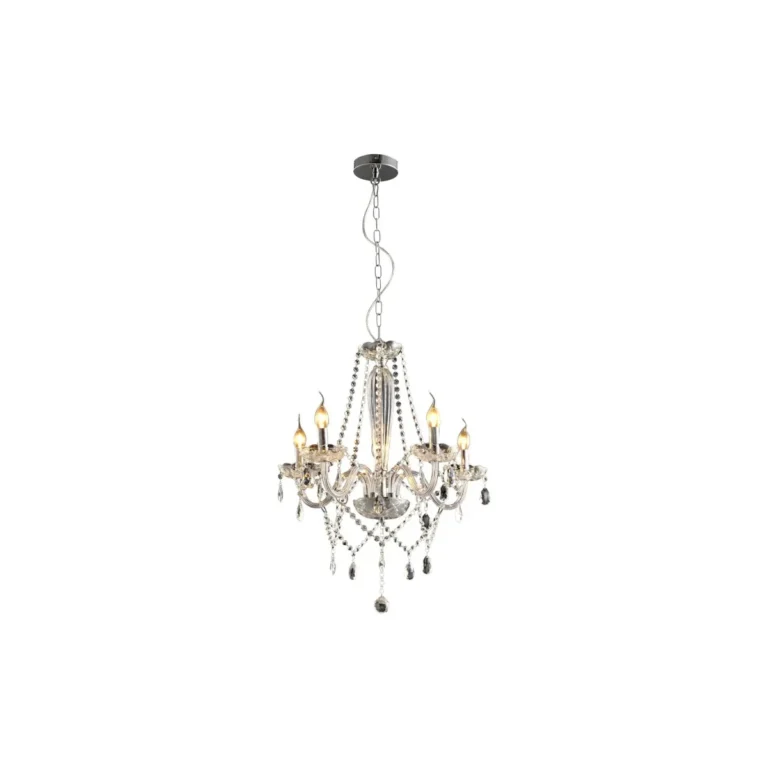Lustre - Baronesa - Vidro - Pb - 5Xe14 - Can - C Romo