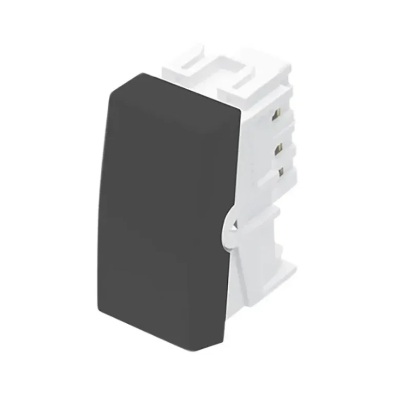 Modulo Interruptor Simples Habitat Preto Fame