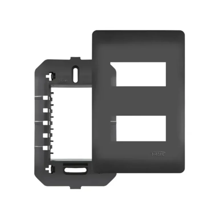 Placa 4x2 Habitat Preta 02 Modulos Fame