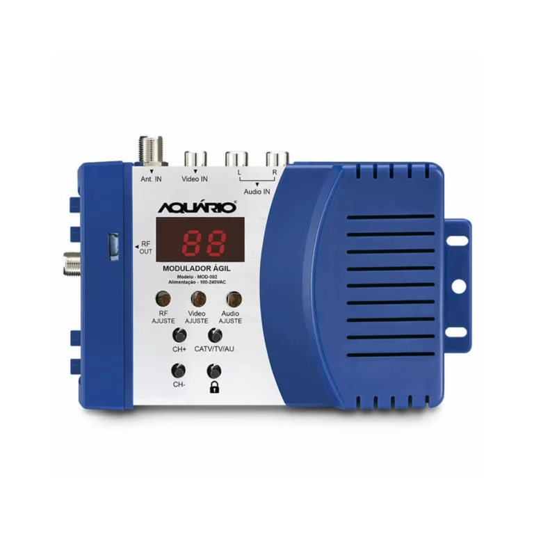 Modulador Agil de Audio e Video para TV/Catv