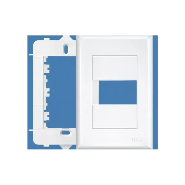 Placa 4x2 com Suporte 01 Modulo Ev - (20 Un P/Cx)