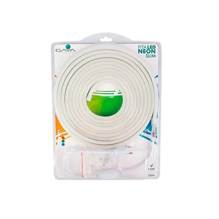 Fita Neon Slim 110V 7.5W 3000K IP65 Gaya
