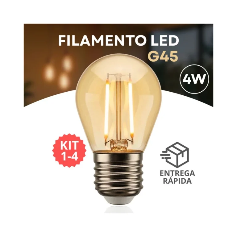 Lâmpada Filamento G45 110V 2400K 4W