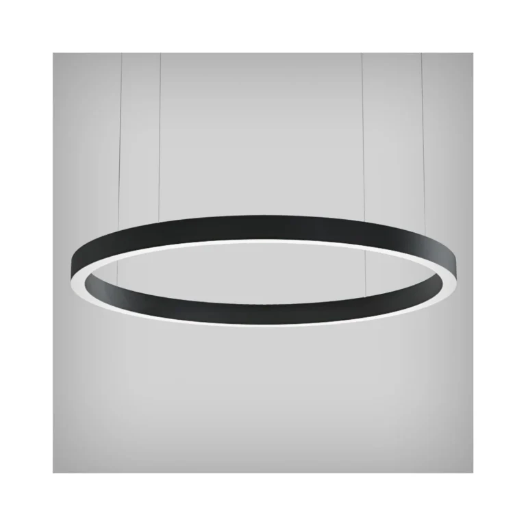 Pendente Circle One 30 cm LED 4000K Preto