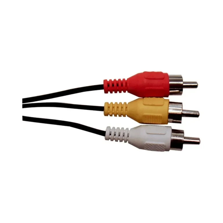 Cabo 3 + 3Rca 1.8M Niq Fechado Importado