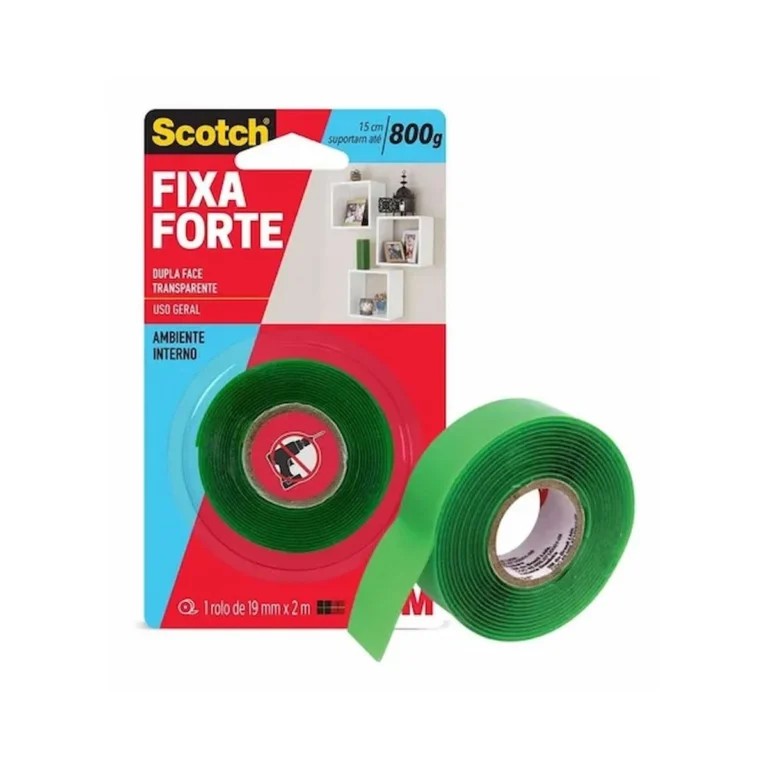 Fita Dupla Face Fixa Forte Tran 19Mmx2Mt 3M