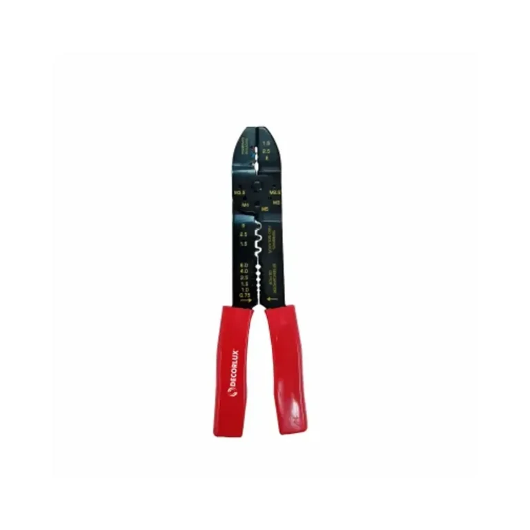 Alicate Crimpador em Aço 9'' - 225 mm Cor Vermelho