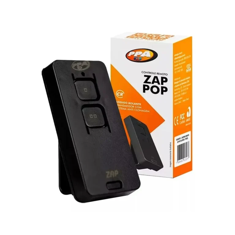 Controle Remoto Zap Pop 2B Preto 433.92Mhz PPA