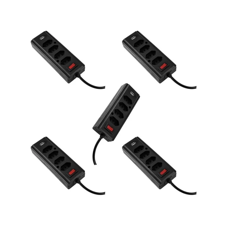 Filtro Linha Hercules Bivolt 4 Tom+USB 3M