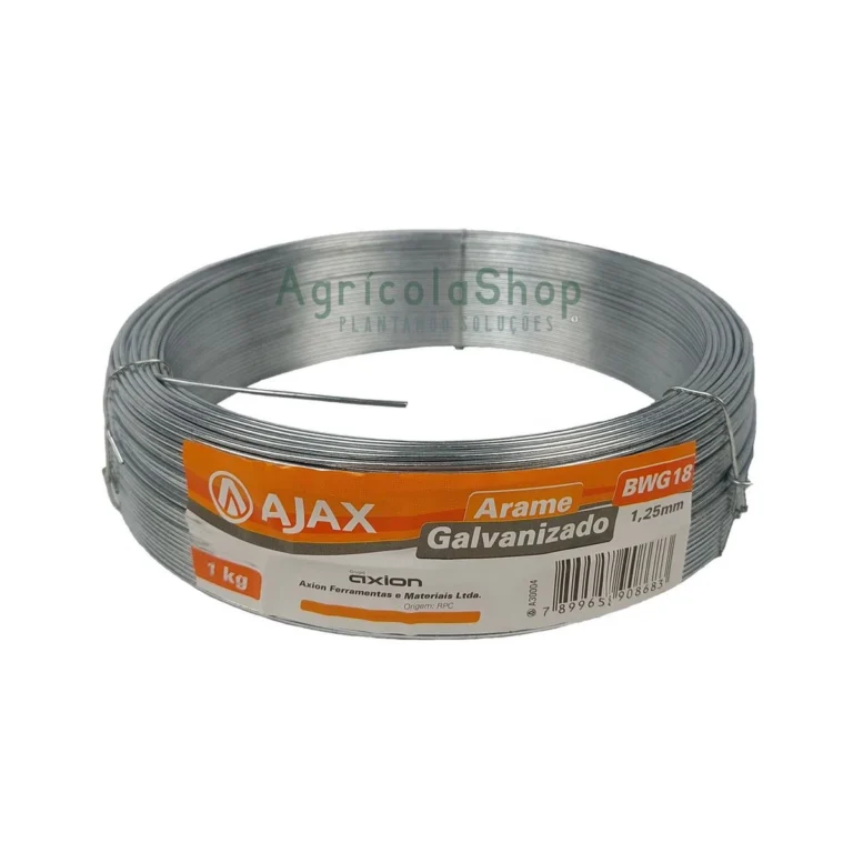 Arame Galvanizado Bwg 18 1,25 mm 1Kg