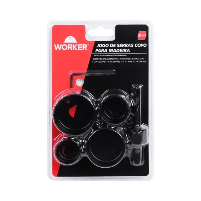 Jogo Serra Copo 5Pcs - Worker