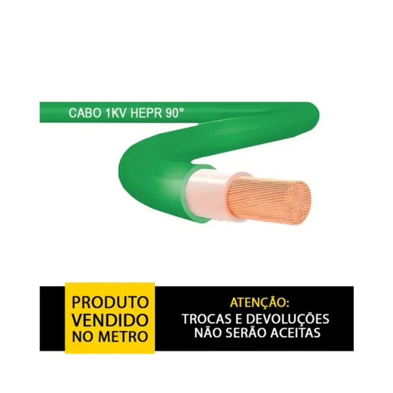 Cabo Flexível 1,0Kv 25,00 mm Verde