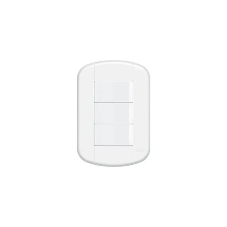 Interruptor 3 Simples 16A Blanc