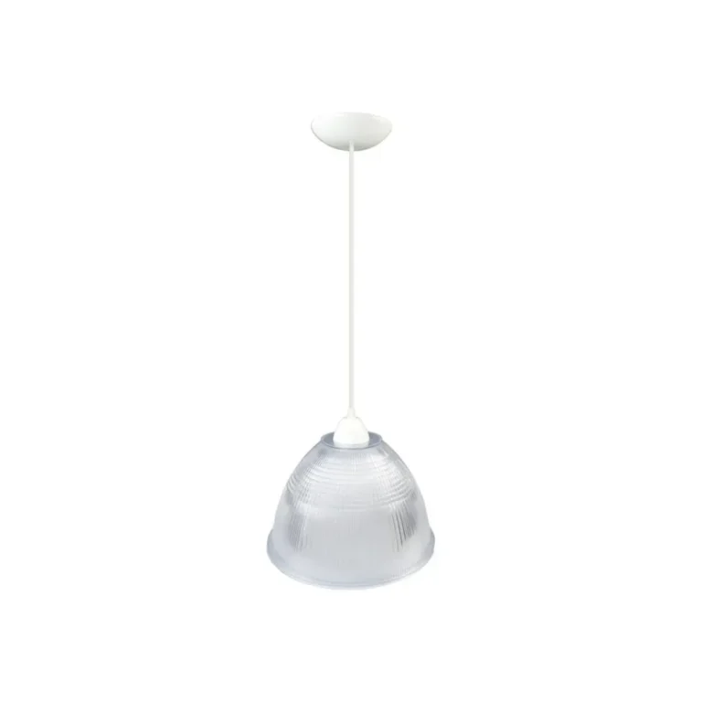 Pendente Teto Plast.Prisma Cristal