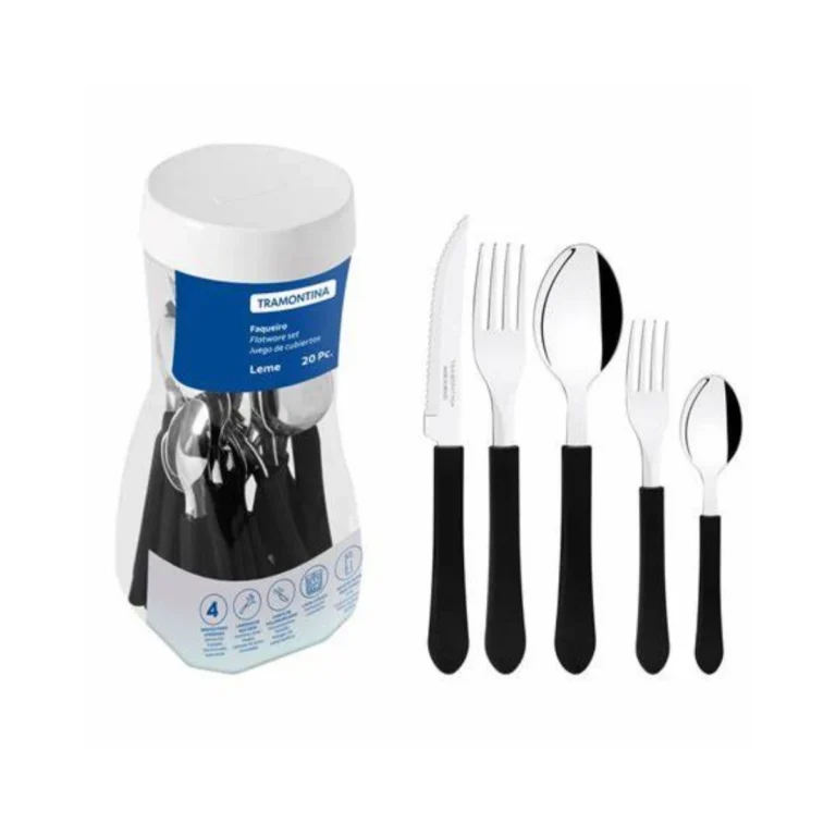 Faqueiro Inox 20Pc Cb.Plas Vm Tram