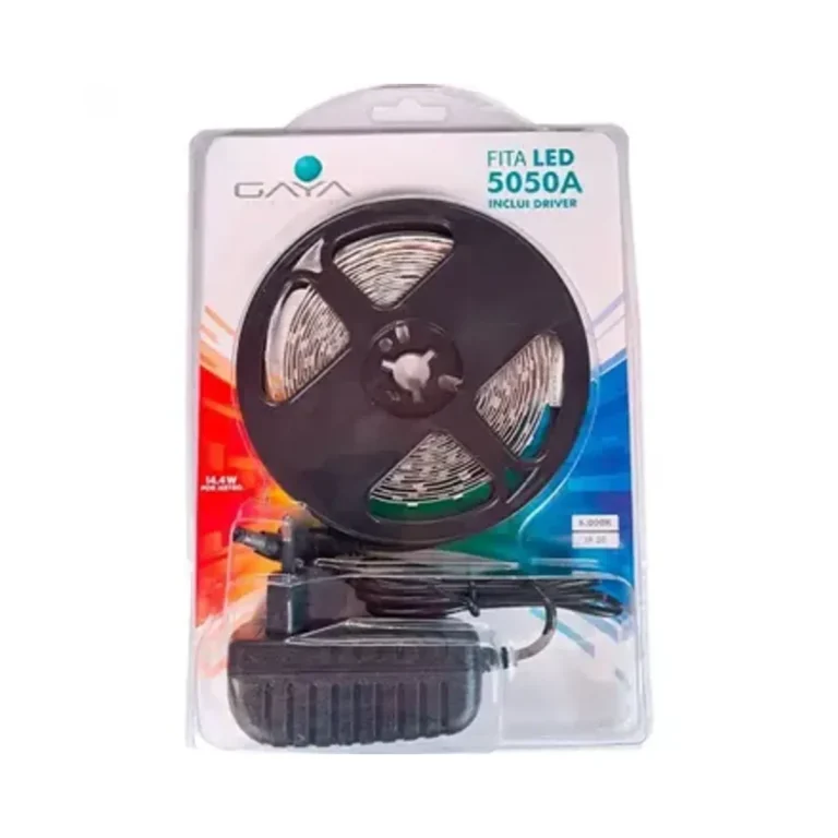 Fita LED 5050 110V 14.4W Verm IP65 por Metro Gaya