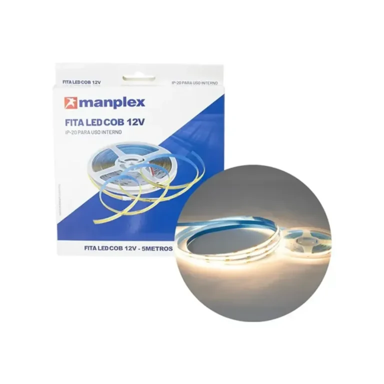 Fita LED 12V Cob 4000K 12W Lumanti por Metro
