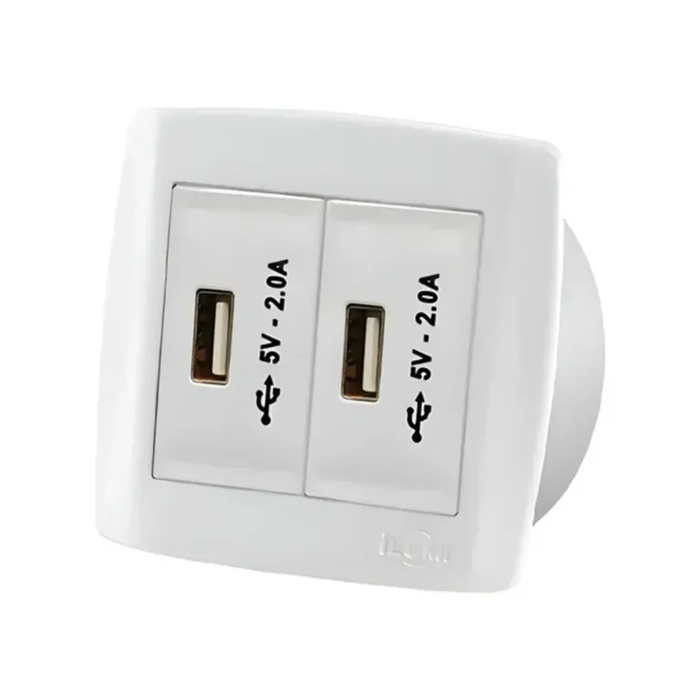 Modulo Tomada USB 2A Slim Ilumi