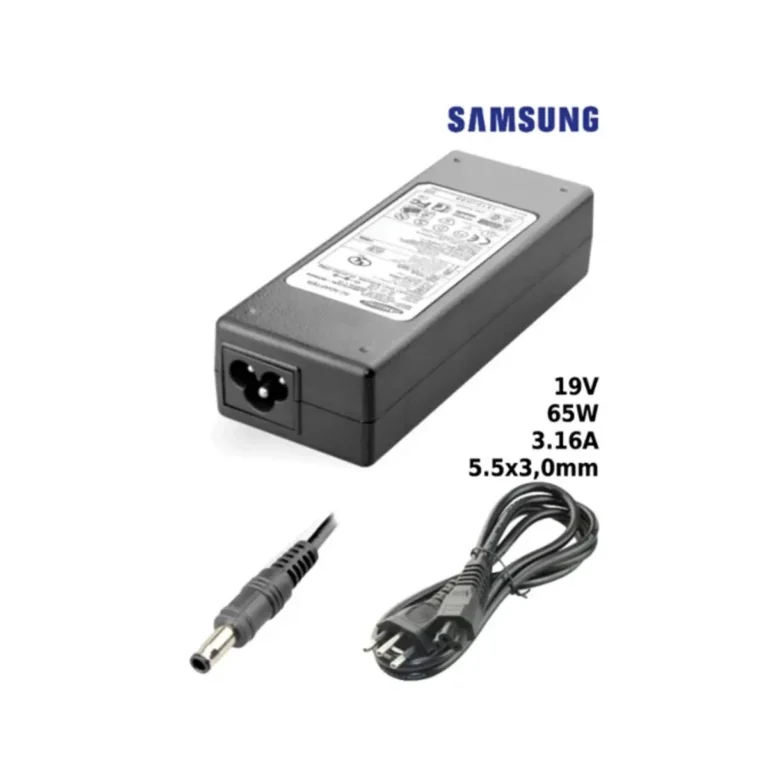 Fonte Notebook Compativel Samsung 19V 3.16A Pino 5,5 mm Bivol