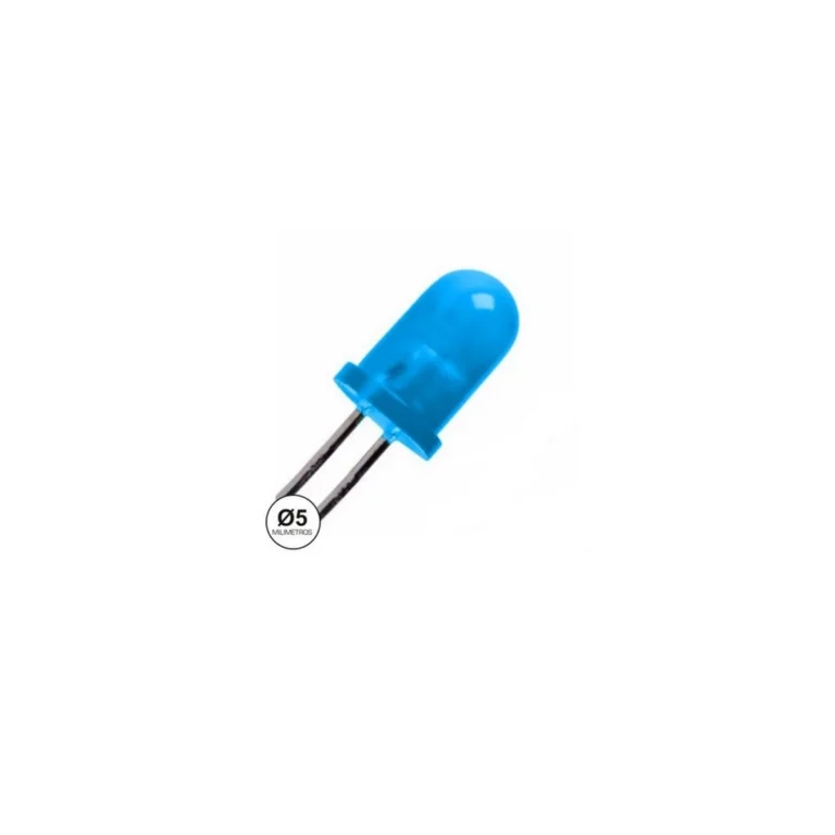 LED Alto Brilho 5 mm Azul 10000Mcd