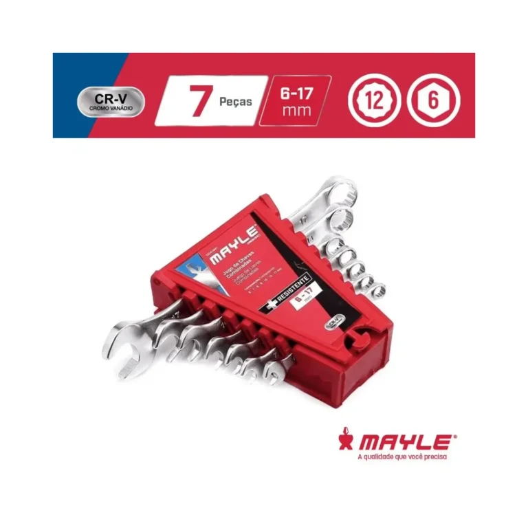 Jogo Chave Comb 6A17 mm Mayle 7Pcs